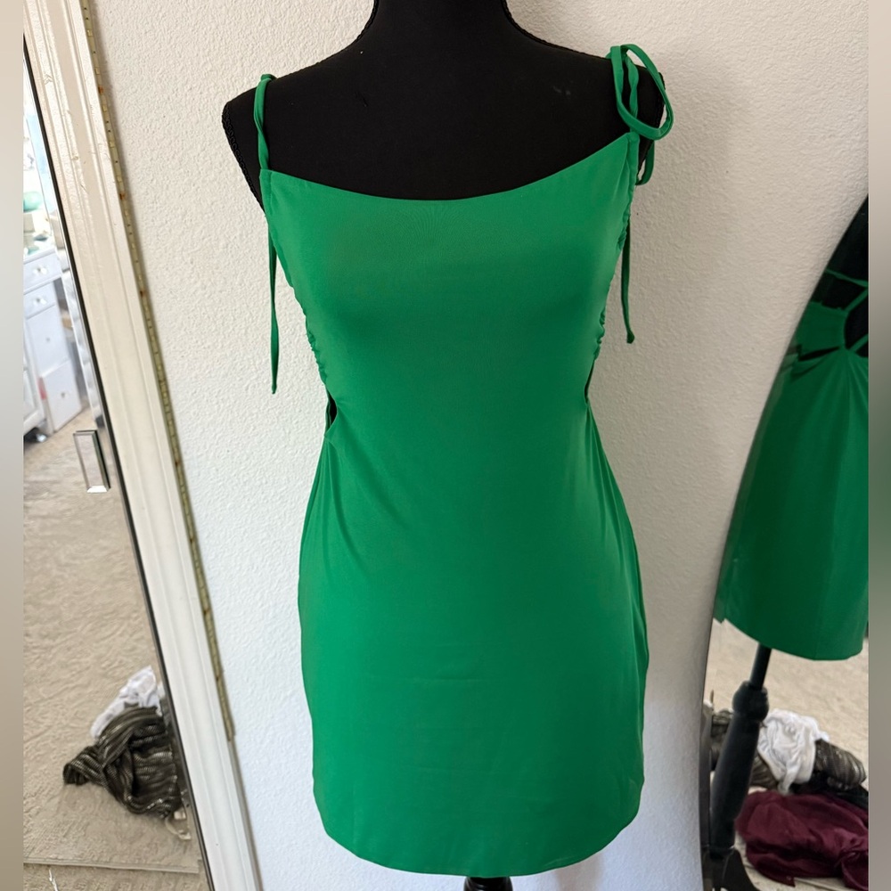 Green Bodycon Mini Dress